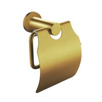 Toiletrolhouder Aloni Aloni | Wandmontage | Met klep | Messing | Goud geborsteld