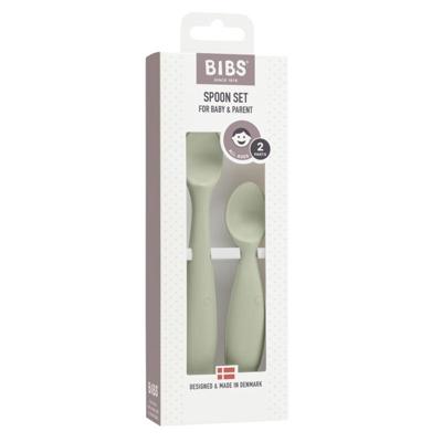 Bibs Baby spoon set sage