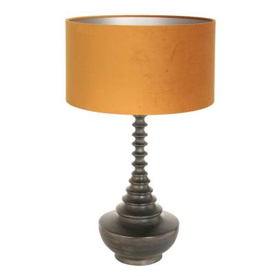 Steinhauer Unieke tafellampBois met oranje kap - 3759ZW