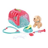 Playgo dieren reishok met knuffel puppy - 7dlg.