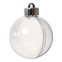 Creativ Company Deco ballen transparant 6cm, 8st.