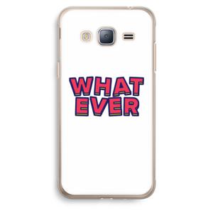 Whatever: Samsung Galaxy J3 (2016) Transparant Hoesje