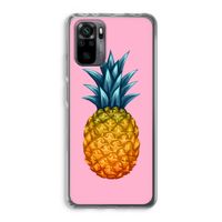 Grote ananas: Xiaomi Redmi Note 10 Pro Transparant Hoesje Grote ananas: Xiaomi Redmi Note 10 Pro Transparant Hoesje