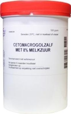 Fagron Cetomacrogol zalf 8% melkzuur (500 gr)