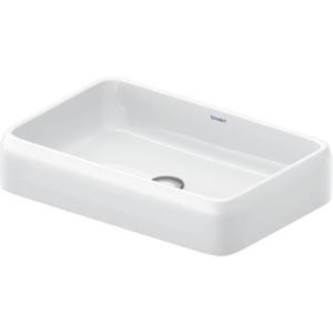 Duravit Qatego opzetwastafel rechthoekig 60x40x13cm hoogglans wit 2383600079