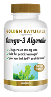 Golden Naturals Supplementen Omega-3 Algenolie 60Capsules