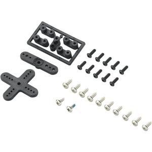 Modelcraft Kunststof servo-arm set Geschikt voor: Futaba servo-armkrans Aantal boorgaten: 3 SR101