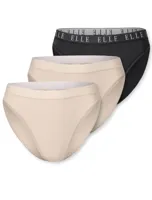 Elle 3-Pack dames tanga slips microfiber - thumbnail