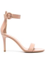 Gianvito Rossi sandales Portofino 85 mm en cuir - Tons neutres