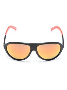 Moncler Eyewear lunettes de soleil oversize Roque - Noir