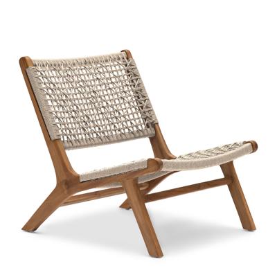 Rivièra Maison Outdoor Loungestoel 'El Nido' Teakhout en touw Rivièra Maison Outdoor Loungestoel 'El Nido' Teakhout en touw