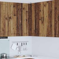 Keukenkast met plank Oudhout 57 x 57 x 100 cm Bewerkt hout