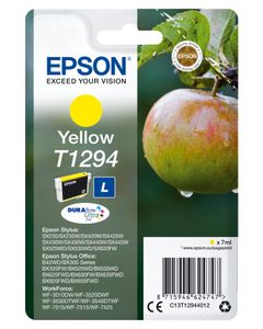 Epson inktcartridge T1294, 515 pagina's, OEM C13T12944012, geel 10 stuks