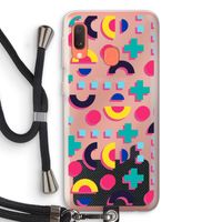 8-bit N°2: Samsung Galaxy A20e Transparant Hoesje met koord