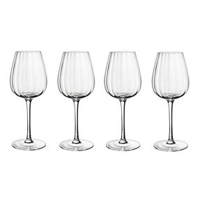 VILLEROY & BOCH - Rose Garden - Witte wijnglas 0,43l s/4