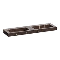 Wastafel Topa Artificial Marble 160 Copper Brown (2 krgt.)
