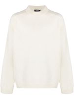 A.P.C. pull en laine mélangée à design nervuré - Blanc