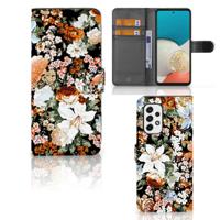 Hoesje voor Samsung Galaxy A53 Dark Flowers Hoesje voor Samsung Galaxy A53 Dark Flowers