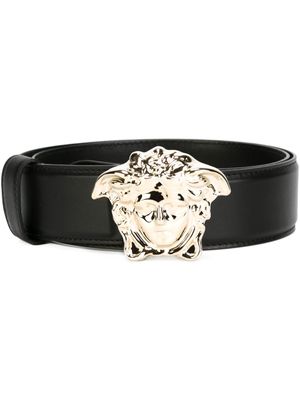 Versace ceinture La Medusa en cuir - Noir