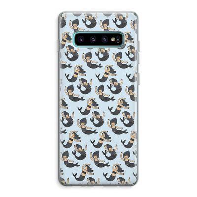 Zeemeermin: Samsung Galaxy S10 Plus Transparant Hoesje