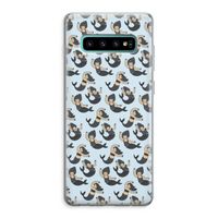 Zeemeermin: Samsung Galaxy S10 Plus Transparant Hoesje