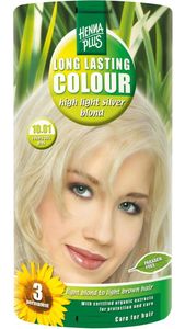 Hennaplus Long Lasting Colour 10.01 High Light Silver Blond 100ml