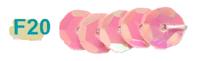 Vaessen Creative • pailletten flat pastel 6mm 450g roze