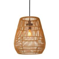 Lucide NERIDA Hanglamp 1xE27 - Naturel - thumbnail