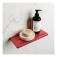 Planchet Mondiaz Easy | Wandmontage | 31x14x1.2 cm | Solid Surface | Rechthoek | Fire