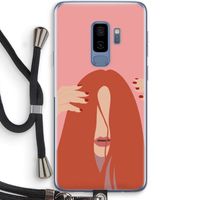 Woke up like this: Samsung Galaxy S9 Plus Transparant Hoesje met koord