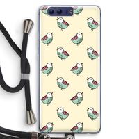 Vogeltjes: Honor 9 Transparant Hoesje met koord