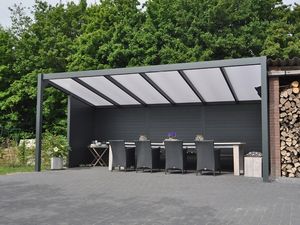 Tijdelijk 15% korting | Verasol Profiline veranda 600x250 cm polycarbonaatdak Aluminium Verasol
