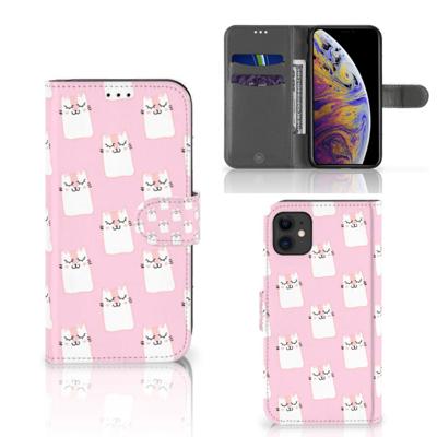Apple iPhone 11 | Telefoonhoesje | Met pasjeshouder | Sleeping Cats