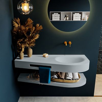 MONDIAZ RIVA 120cm Wastafel met planchet kleur Clay. Wastafel DULCET rechts 0 kraangaten kleur Clay. MONDIAZ RIVA 120cm Wastafel met planchet kleur Clay. Wastafel DULCET rechts 0 kraangaten kleur Clay.