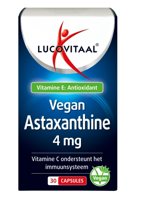Lucovitaal Voedingssupplementen Vegan Astaxanthine 4mg 30Capsules