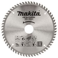 Makita D-65589 Afkortzaagblad | div. materialen | 185x30x2,2 | 60T | 5g