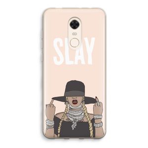 Slay All Day: Xiaomi Redmi 5 Transparant Hoesje