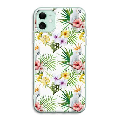 Gele kuif: iPhone 11 Transparant Hoesje