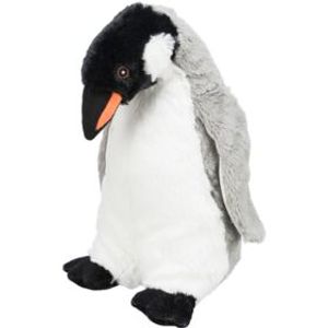 TRIXIE BE ECO PINGUÏN ERIN PLUCHE GERECYCLED ZWART / WIT / GRIJS 28 CM