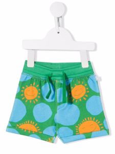 Stella McCartney Kids short imprimé à taille élastiquée - Vert