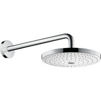 Hansgrohe Raindance select s240 hoofddouche 2jet met douchearm wit chroom 26466400 - thumbnail