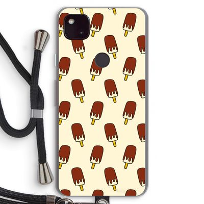 Yummy: Pixel 4a 5G Transparant Hoesje met koord