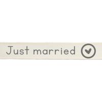 Vaessen Creative • ribbon 2mx15mm eng just married