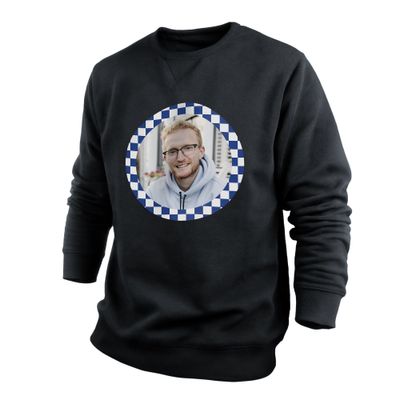 Trui voor heren bedrukken - Zwart - XL
