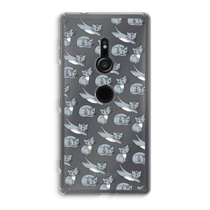 Poezen: Sony Xperia XZ2 Transparant Hoesje