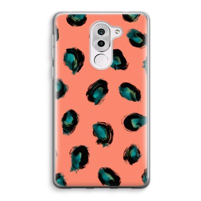 Pink Cheetah: Honor 6X Transparant Hoesje