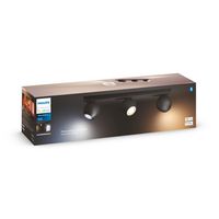 Philips Hue Buckram - White Ambiance zwarte opbouwspot 929003048101 - thumbnail