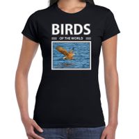 Zeearenden t-shirt met dieren foto birds of the world zwart voor dames - thumbnail