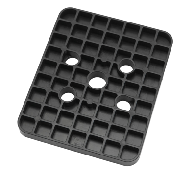 GB hogedrukplaat Eco 100x120x20 ABS drukbelasting 6900kg; 48 per zak | 48 stuks - GB349221