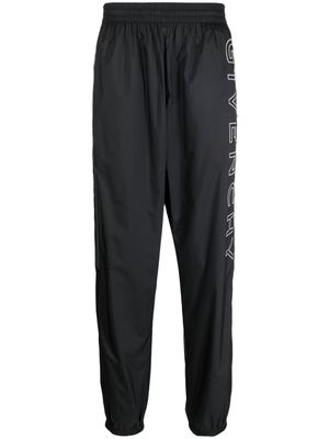 Givenchy pantalon de jogging à logo brodé - Noir